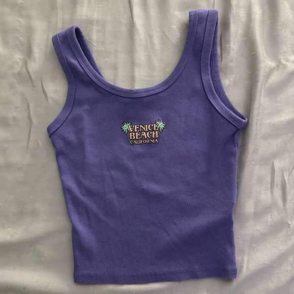 Venice Beach California Lavender Tank Top - Picture 2 of 4